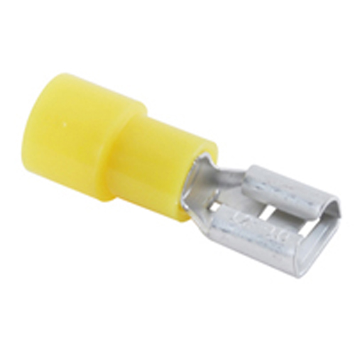 Female Disconnect Nylon Insulated 12-10awg .250 Inch Tin Plated Brass                               