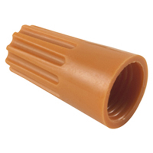 Wire Nut Twist-on 22-14awg PVC Orange with spring insert 50/pkg                                     